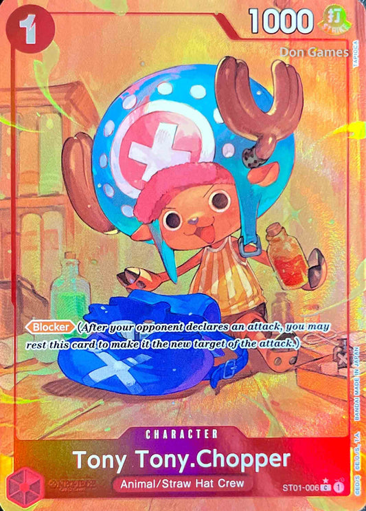 ST01-006 Tony Tony. Chopper Character Card Alternate Art (PRB-01)