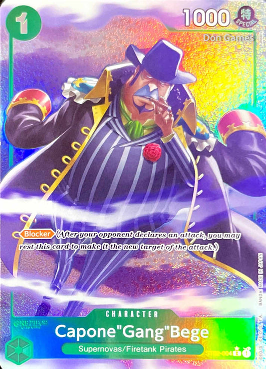 ST02-004 Capone "Gang" Bege Character Card Alternate Art (PRB-01)