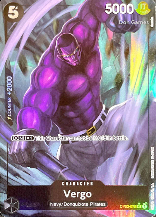 OP03-079 Vergo Character Card Extended Art