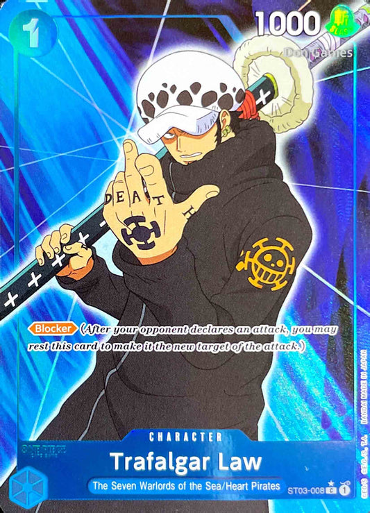 ST03-008 Trafalgar Law Character Card Extended Art