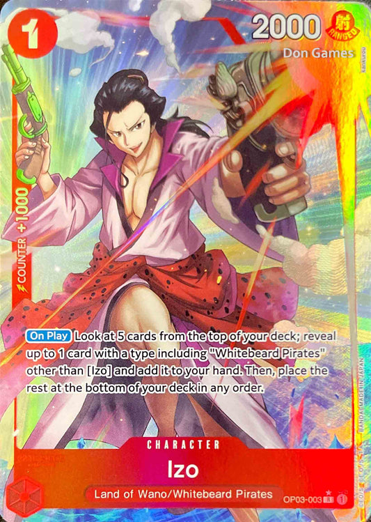 OP03-003 Izo Character Card Extended Art