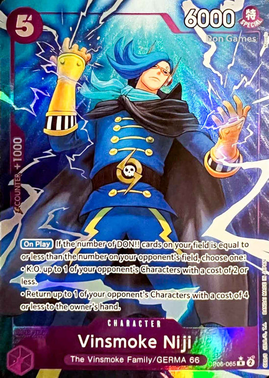 OP06-065 Vinsmoke Niji Character Card Extended Art