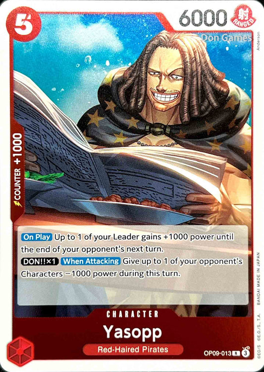 OP09-013 Yasopp Character Card