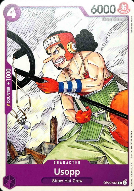 OP09-063 Usopp Character Card