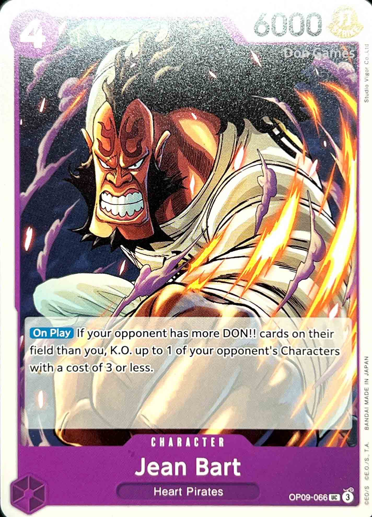 OP09-066 Jean Bart Character Card