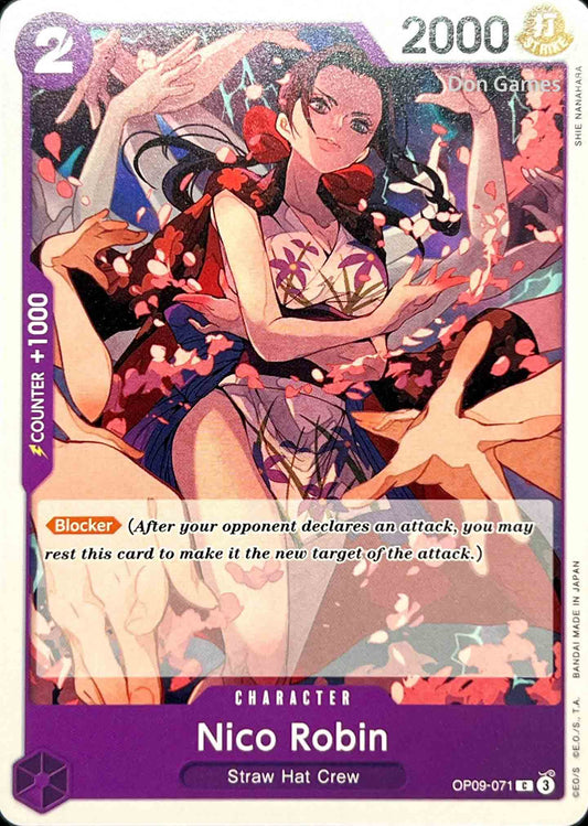 OP09-071 Nico Robin Character Card