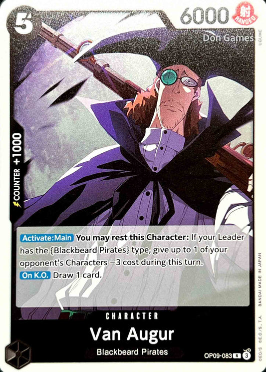 OP09-083 Van Augur Character Card