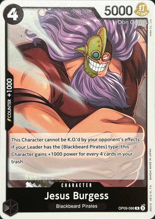 OP09-086 Jesus Burgess Character Card