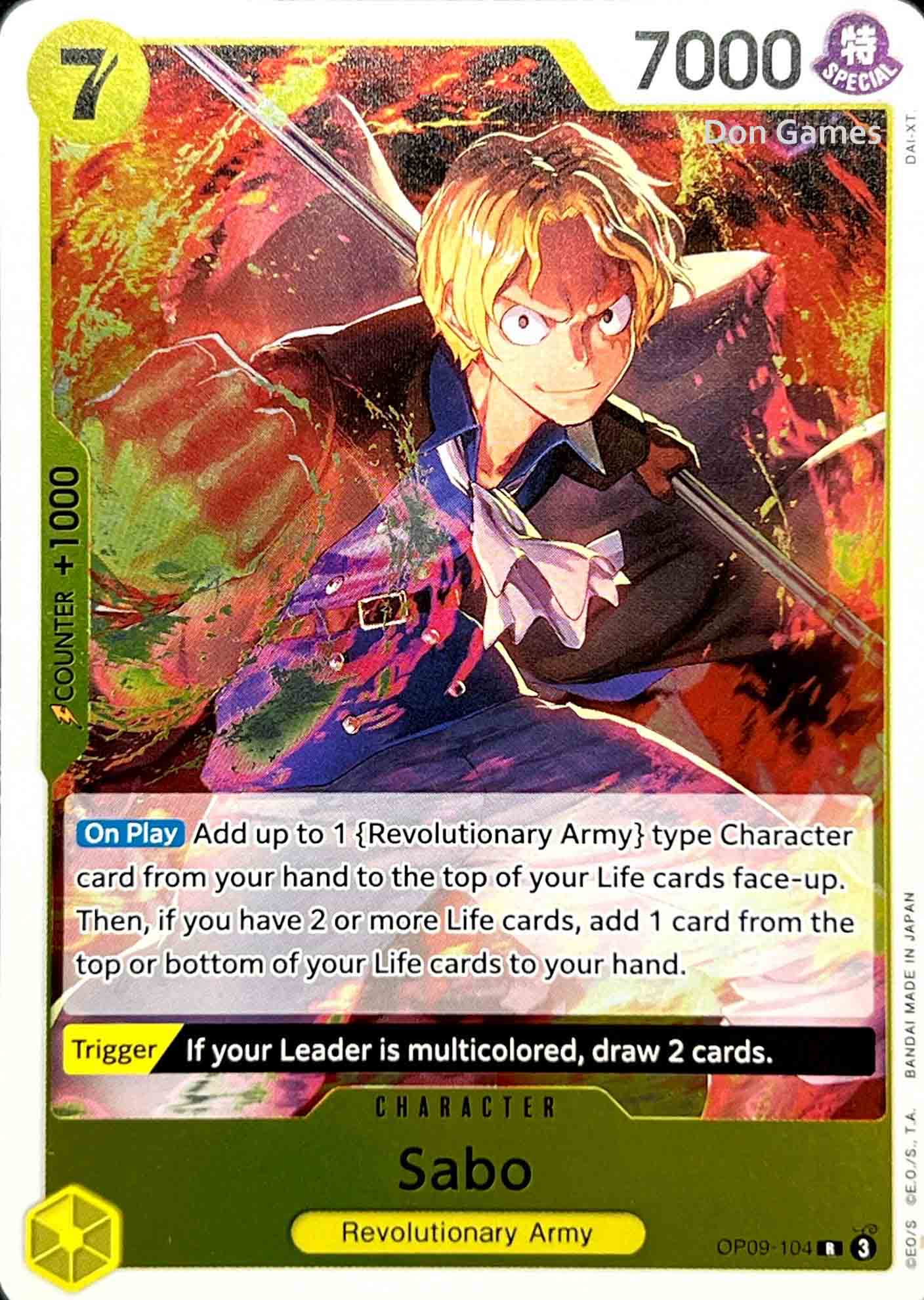 OP09-104 Sabo Character Card