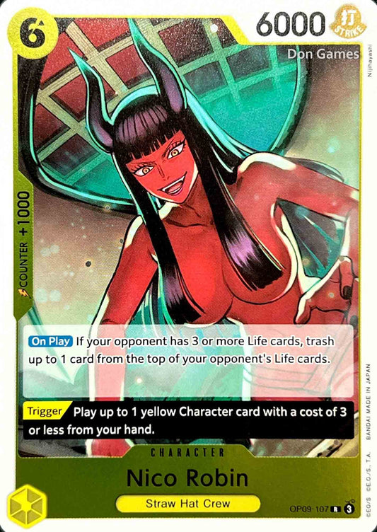 OP09-107 Nico Robin Character Card