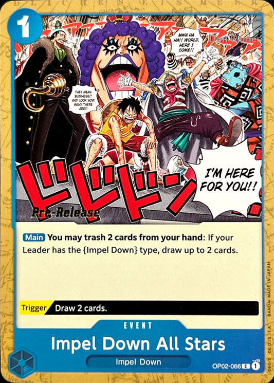 OP02-066 Impel Down All Stars Event Card Pre-Release