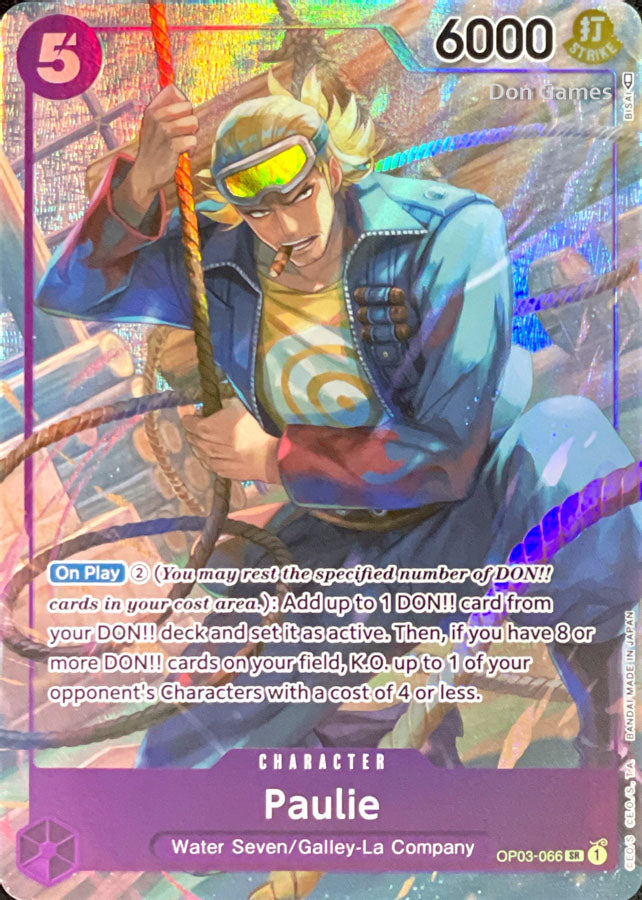 OP03-066 Paulie Character Card Alternate Art