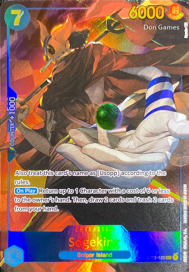 OP03-122 Sogeking Character Card Alternate Art