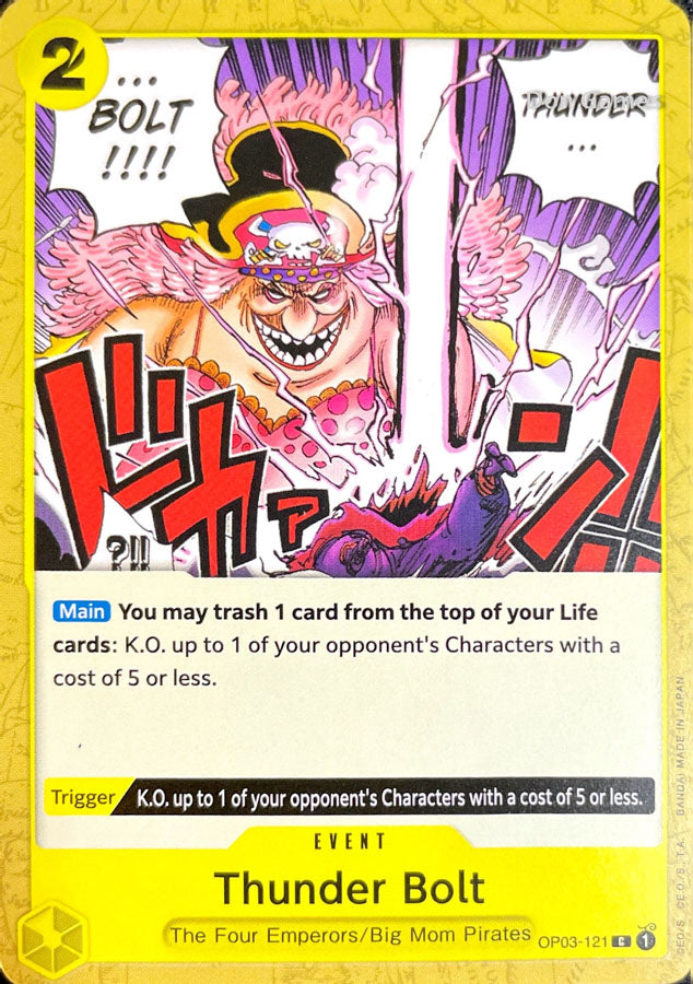 OP03-121 Thunder Bolt Event Card