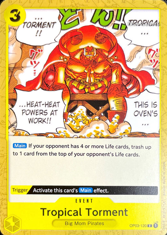 OP03-120 Tropical Torment Event Card