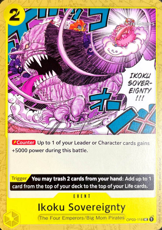 OP03-118 Ikoku Sovereignty Event Card