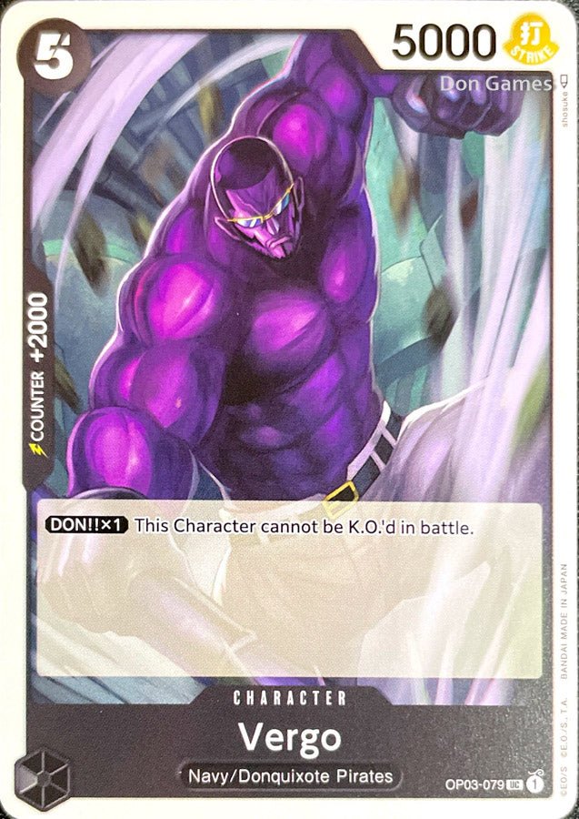 OP03-079 Vergo Character Card