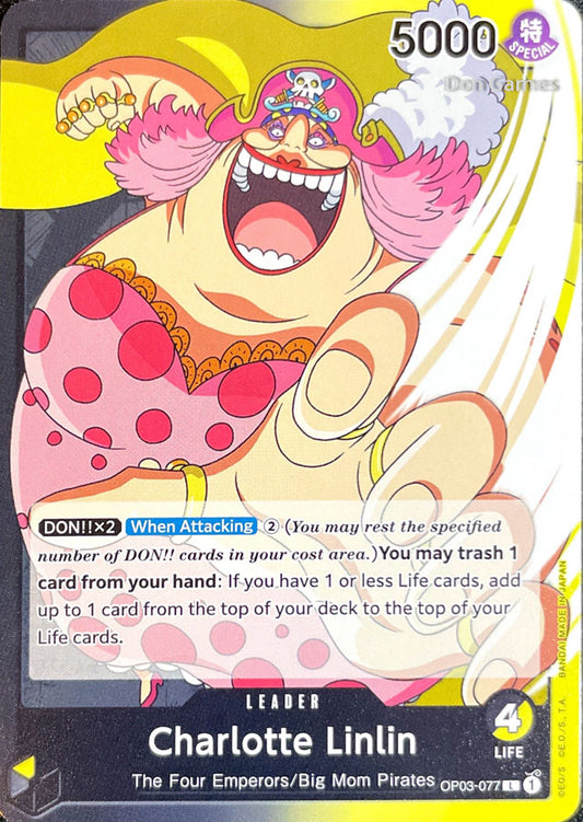 OP03-077 Charlotte Linlin Leader Card