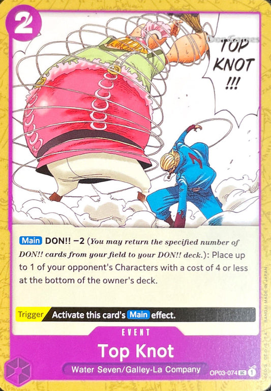 OP03-074 Top Knot Event Card