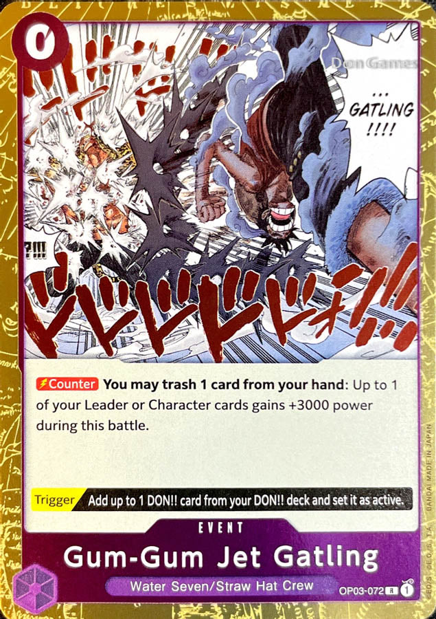 OP03-072 Gum-Gum Jet Gatling Event Card