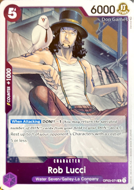 OP03-071 Rob Lucci Character Card