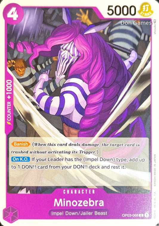 OP03-068 Minozebra Character Card