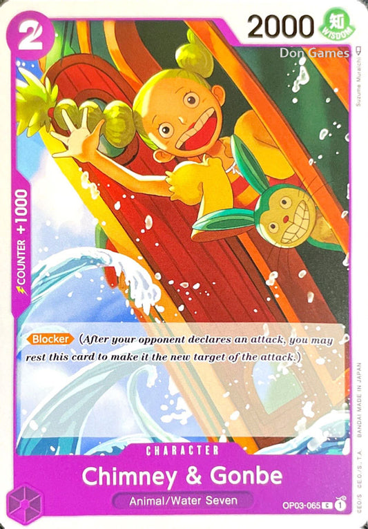 OP03-065 Chimney & Gonbe Character Card