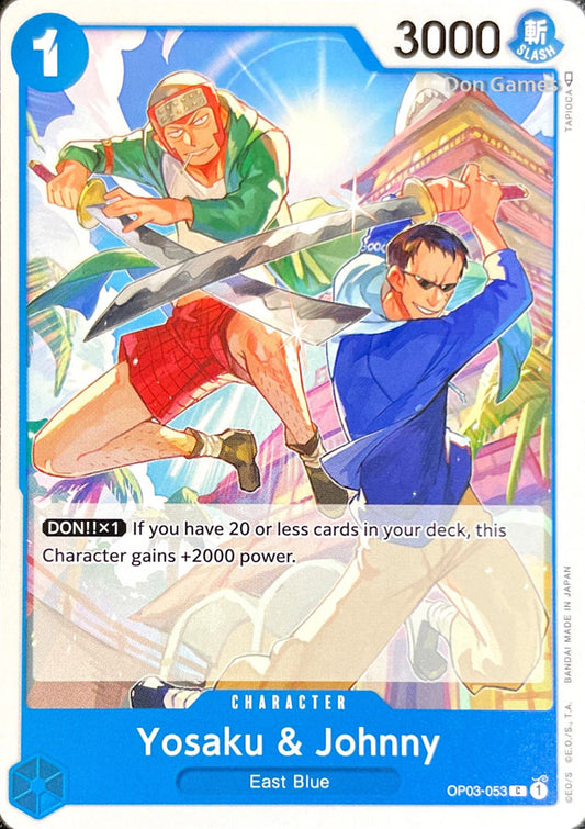 OP03-053 Yosaku & Johnny Character Card