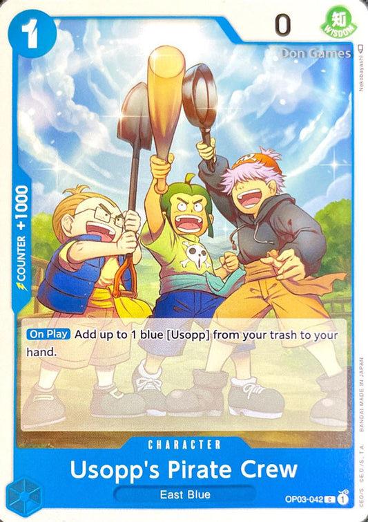 OP03-042 Usopp's Pirate Crew Character Card