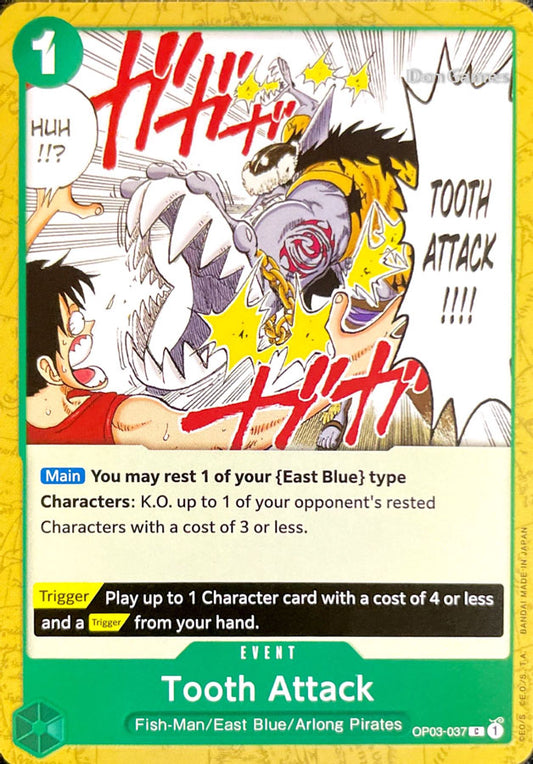 OP03-037 Tooth Attack Event Card