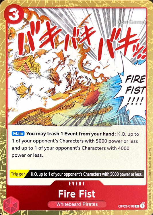 OP03-018 Fire Fist Event Card