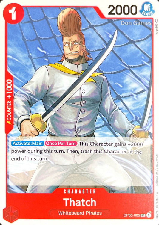 OP03-005 Thatch Character Card