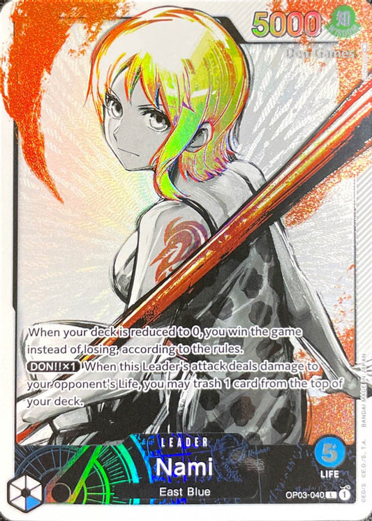 OP03-040 Nami Leader Card Alternate Art