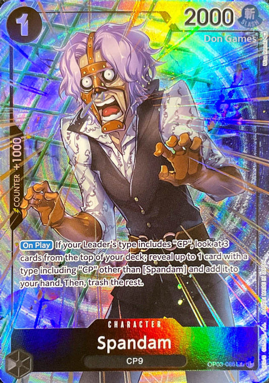 OP03-086 Spandam Character Card Alternate Art