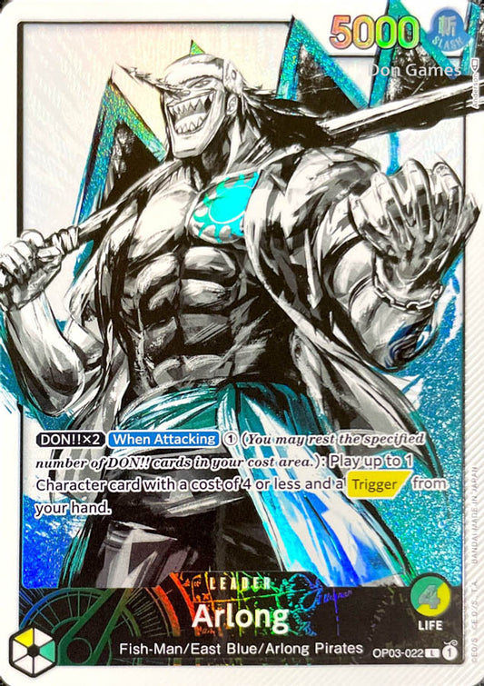 OP03-022 Arlong Leader Card Alternate Art