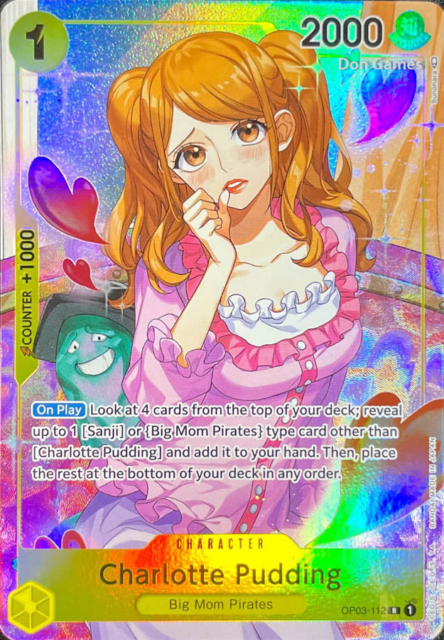 OP03-112 Charlotte Pudding Character Card Alternate Art