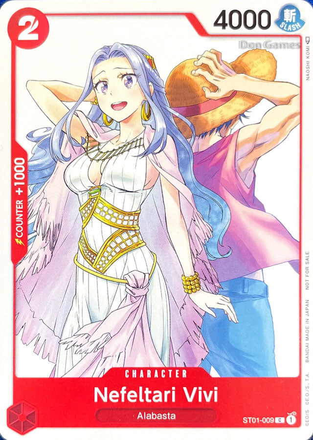 ST01-009 Nefertari Vivi Character Card Alternate Art Promo