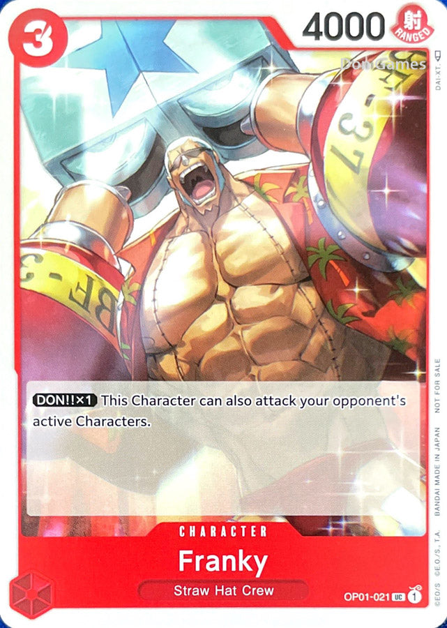 OP01-021 Franky Character Card Alternate Art Promo