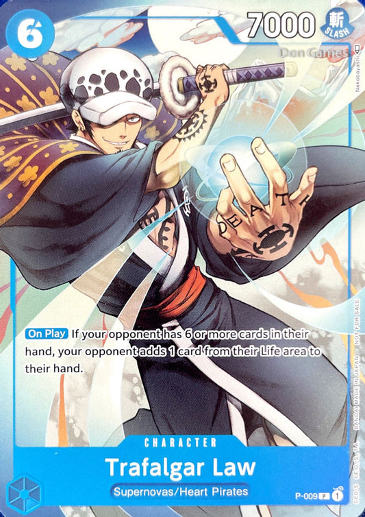 P-009 Trafalgar Law Character Card Promo