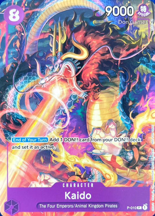 P-010 Kaido Character Card Promo