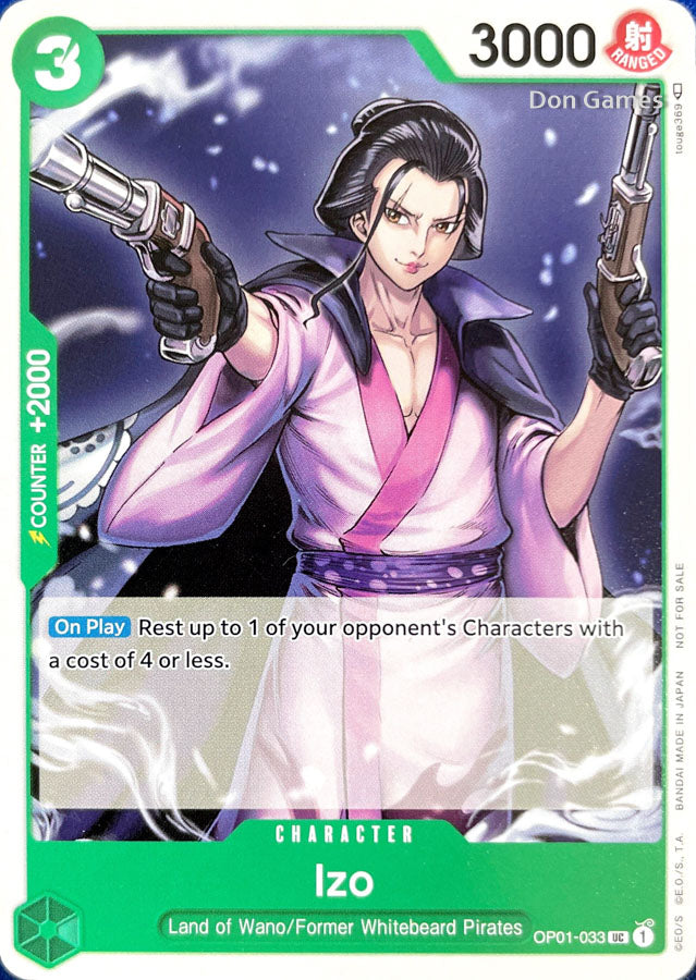 OP01-033 Izo Character Card Alternate Art Promo