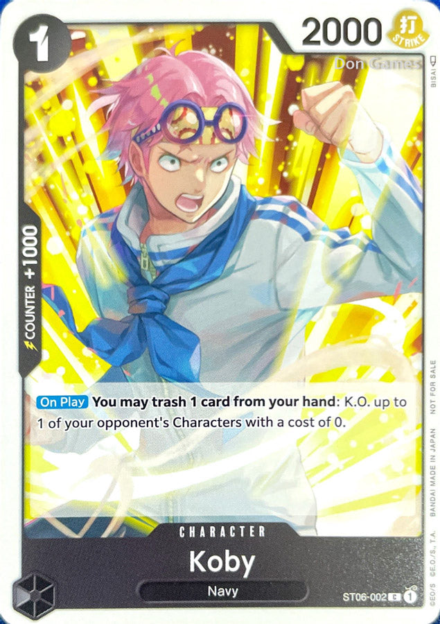 ST06-002 Koby Character Card Alternate Art Promo