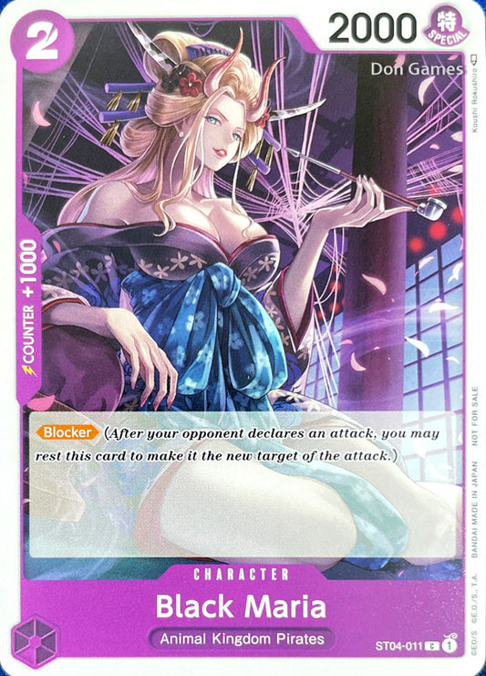 ST04-011 Black Maria Character Card Alternate Art Promo