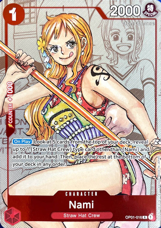 OP01-016 Nami Character Card 25th ANNIVERSARY PREMIUM COLLECTION