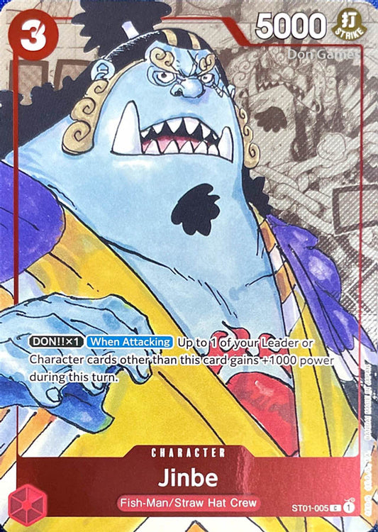 ST01-005 Jinbe Character Card 25th ANNIVERSARY PREMIUM COLLECTION