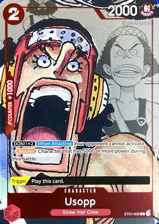 ST01-002 Usopp Character Card 25th ANNIVERSARY PREMIUM COLLECTION