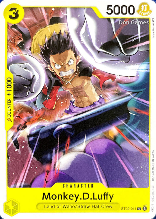 ST09-011 Monkey. D. Luffy Character Card