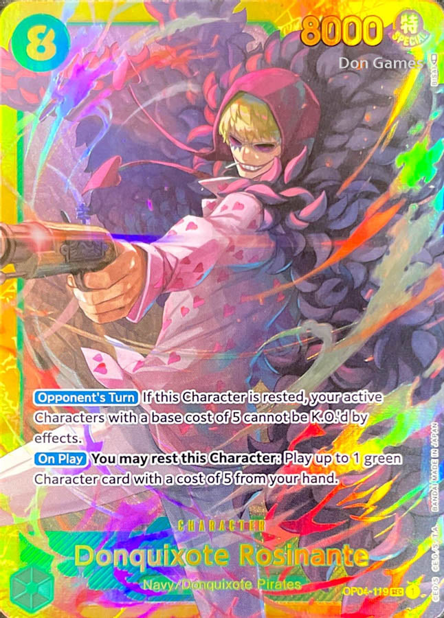 OP04-119 Donquixote Rosinante Character Card