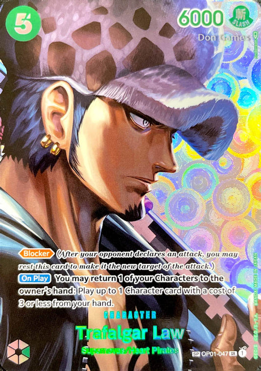 OP01-047 Trafalgar Law Character Card Special Alternate Art