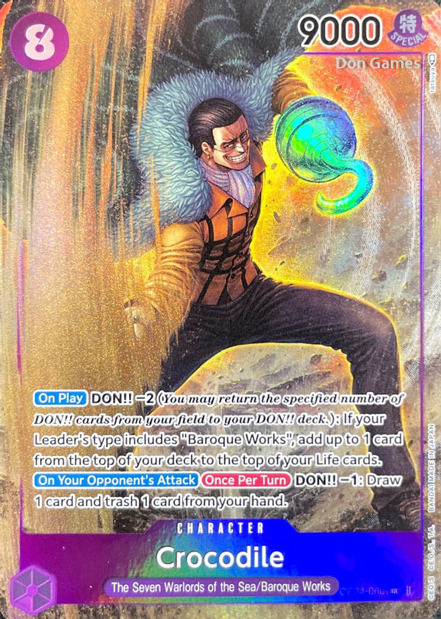 OP04-060 Crocodile Character Card Alternate Art